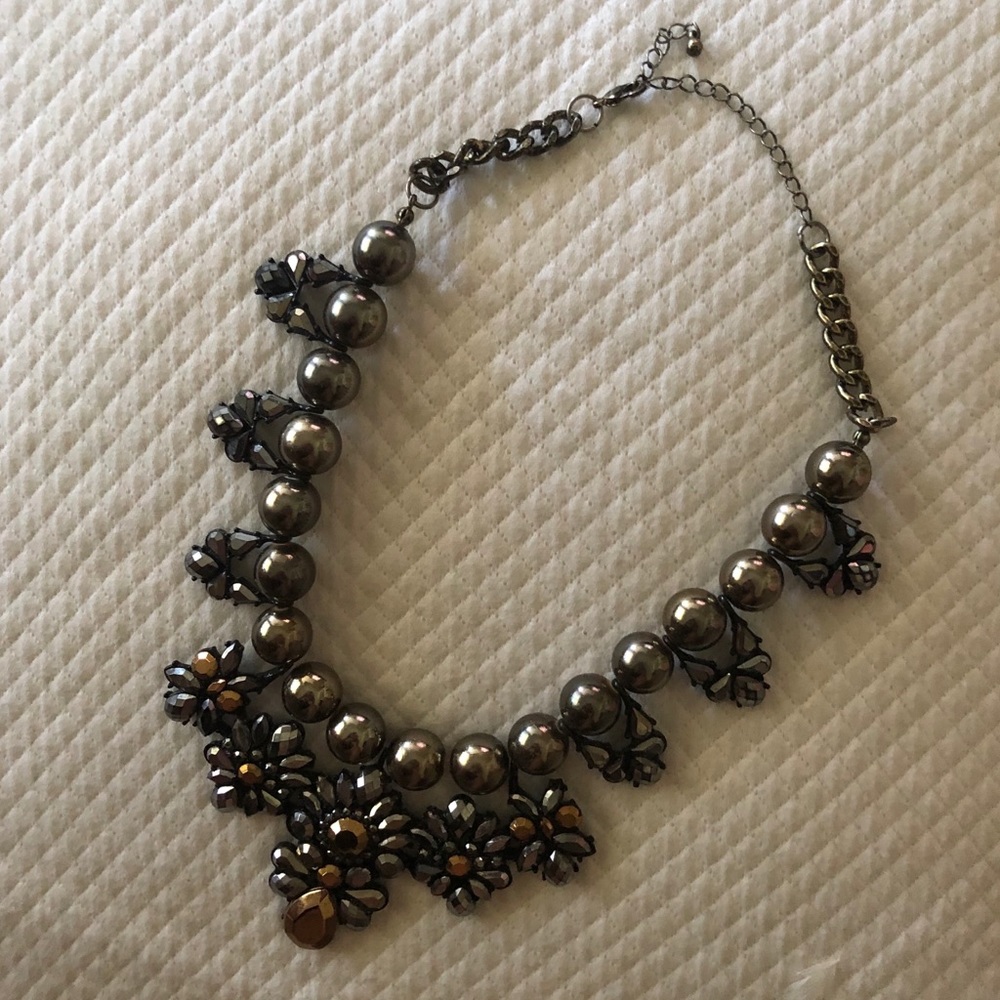 Metallic Statement Necklace